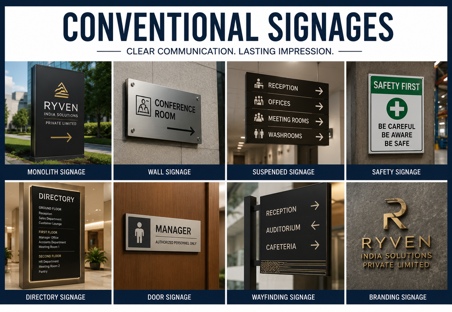 Conventional Signages 